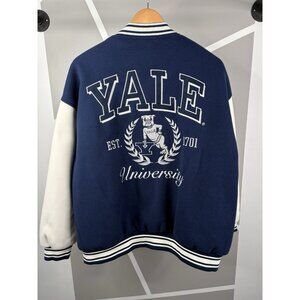 Yale Varsity Letterman Jacket Men’s Medium Ivy League Authentic Bulldogs Blue